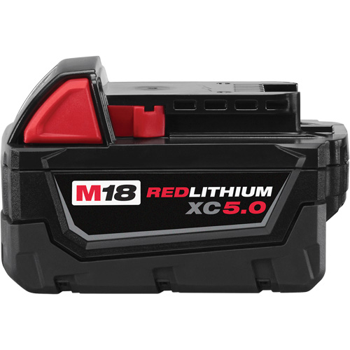 M18 Redlithium XC5.0 Extended Capacity Battery Pack, Lithium-Ion, 18 V, 5 A Sécurité Médic