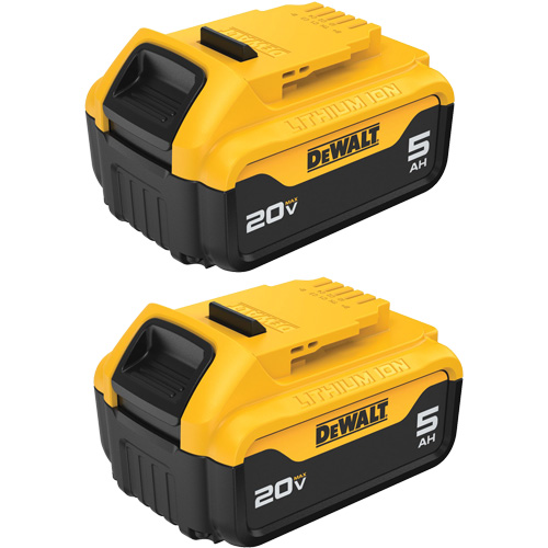 Max XR&reg; Premium Battery Pack, Lithium-Ion, 20 V, 5 A Sécurité Médic