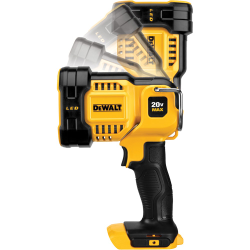 Projecteur &agrave; del pour chantier, DEL, 1000 Lumens, Piles Rechargeable Sécurité Médic