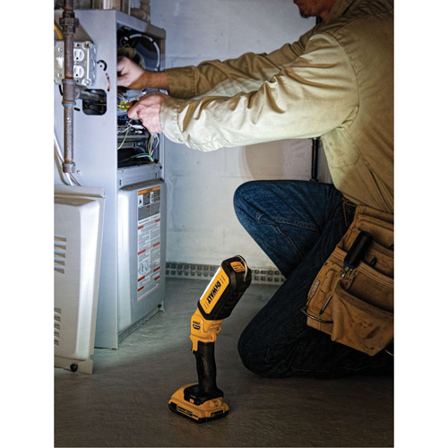 Lampe de travail portative, DEL, 500 lumens, 3 hres de fonctionnement, piles Rechargeable, Non compris Sécurité Médic