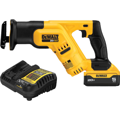 Ensemble scie alternative compact, 20 V, Lithium-ion Bloc-pile, 0-2900 coups/min Sécurité Médic
