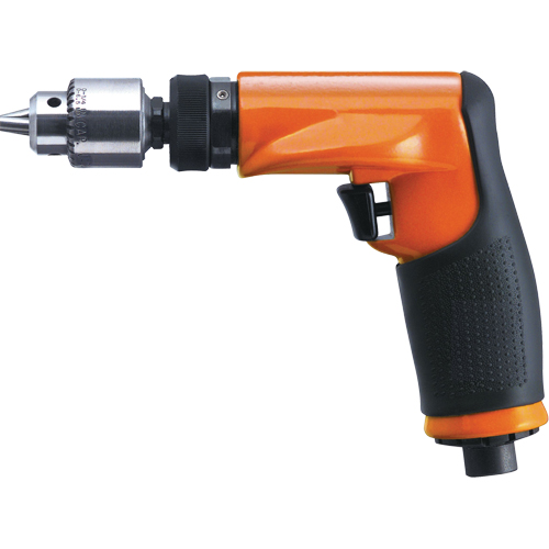 14CF Series Non-Reversible Drill, 38 CFM, 1/4", 80 dBA, 3/8" Chuck, Keyed Sécurité Médic