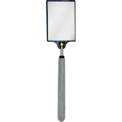 Inspection Mirror, Rectangular, 3-1/2" L x 2-1/2" W, Telescopic Sécurité Médic