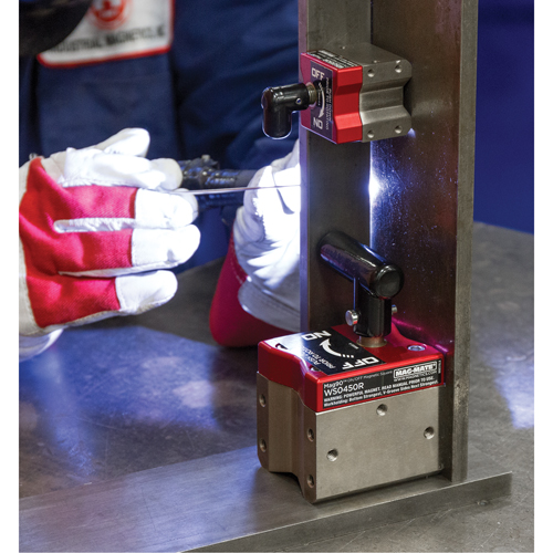 Mag90 On/Off Magnetic Squares, 3" L x 2-1/2" W x 4-5/8" H, 450 lbs. Sécurité Médic