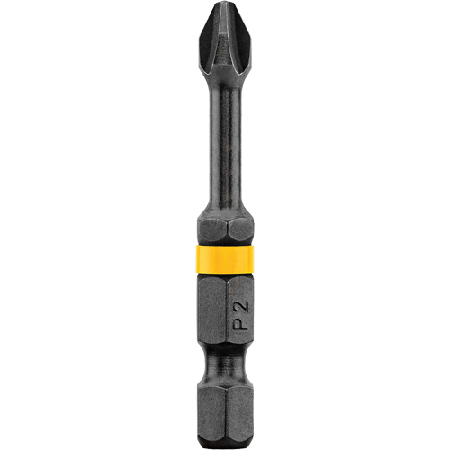 Embout Impact Ready no 2 Phillips 2' de Dewalt, Phillips, Embout #2, Prise 1/4", Longueur 2" Sécurité Médic
