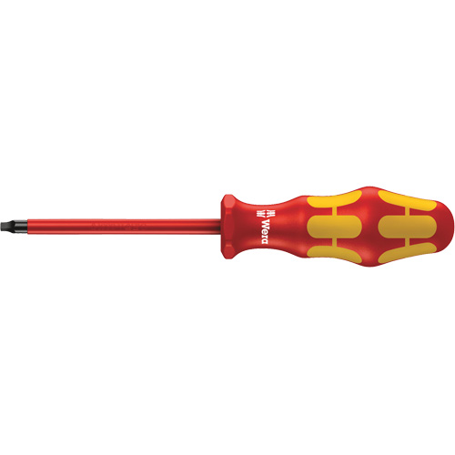 160 iS VDE Insulated Square point screwdriver, #2 Tip, Round, 12" L, Plastic Handle Sécurité Médic
