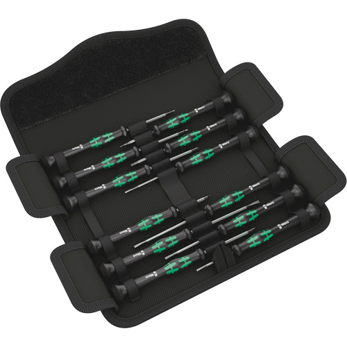Jeu de tournevis s&eacute;rie Micro, 12 mcx Sécurité Médic