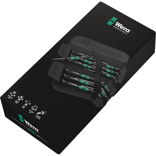 Jeu de tournevis s&eacute;rie Micro, 12 mcx Sécurité Médic