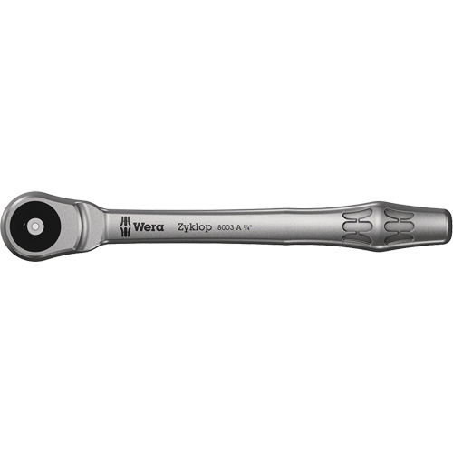 Zyklop Metal Ratchet 1/4 Push Through , 1/4" Drive, Plain Handle Sécurité Médic