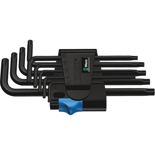 L-Key Set with Holding Function, 9 Pcs., Torx&reg; Sécurité Médic