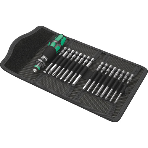 Kraftform Kompakt 60 Screwdriver & Bit Set 17-PC, 6-3/32" L, Plastic Handle Sécurité Médic