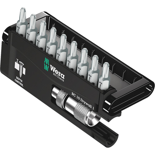 10-Piece Bit Check for Drywall Screws Sécurité Médic