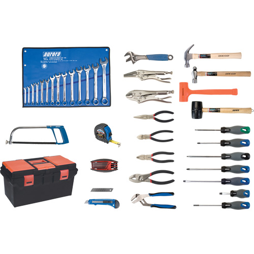 Deluxe Tool Set with Plastic Tool Box, 56 Pieces Sécurité Médic