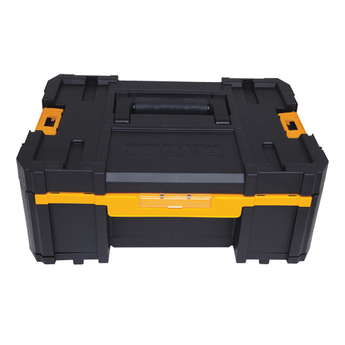 TSTAK&reg; III Tool Box with Single Deep Drawer, 16-3/4" x 12-1/4" x 6-7/8", Black Sécurité Médic