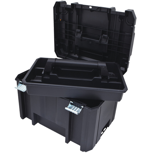 TSTAK&reg; Deep Box, 17-1/4" x 13" x 11-7/8", Black Sécurité Médic