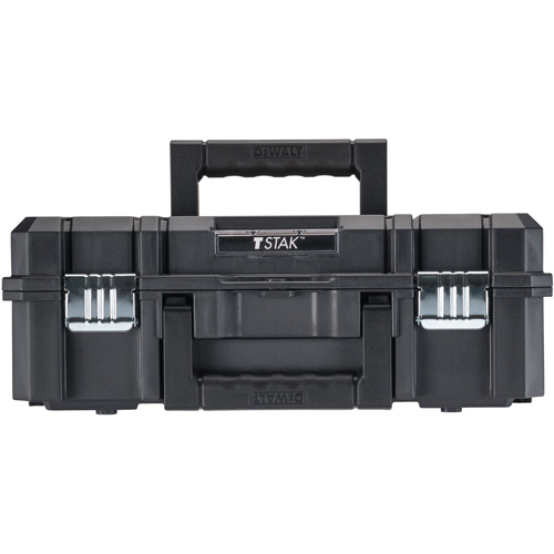 TSTAK&reg; II Tool Box with Flat Top, 17-1/4" x 13" x 6-3/8", Black Sécurité Médic