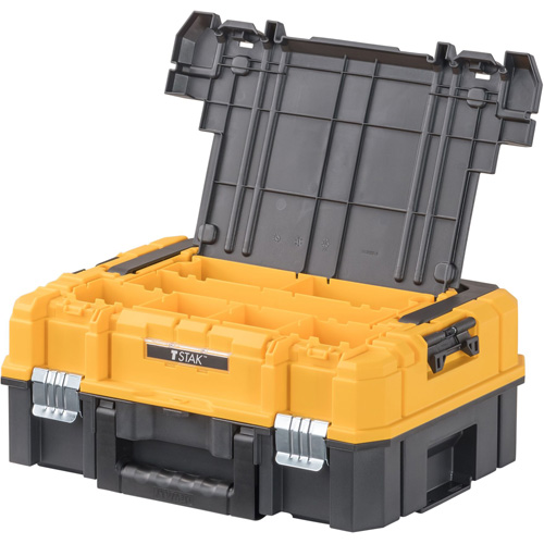 TSTAK&reg; I Tool Box with Long Handle, 17-1/4" x 13" x 6-3/8", Black Sécurité Médic