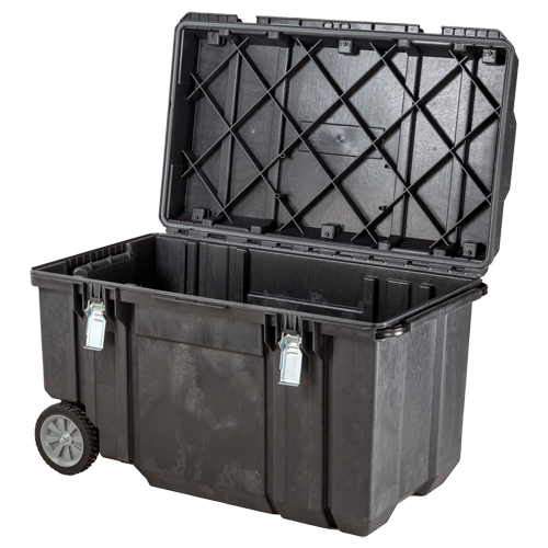 TOUGH CHEST Mobile Storage, 38-29/32" x 23-3/32" x 24-5/16", Black Sécurité Médic
