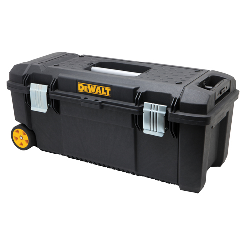 Tool Box on Wheels, 12-1/2" W x 28-1/2" D x 12" H, Black Sécurité Médic