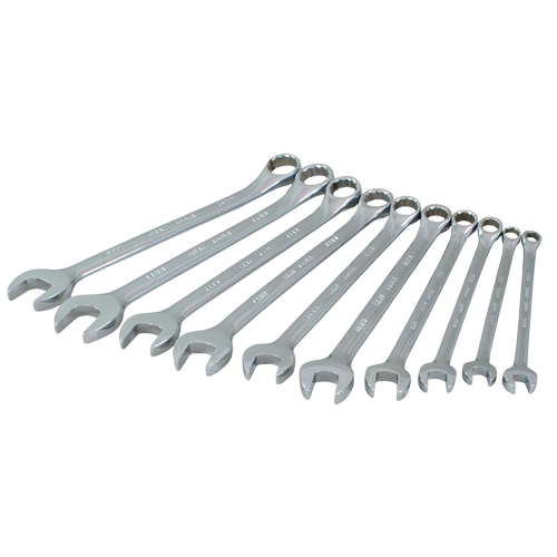 Wrench Set, Combination, 10 Pieces, Metric Sécurité Médic