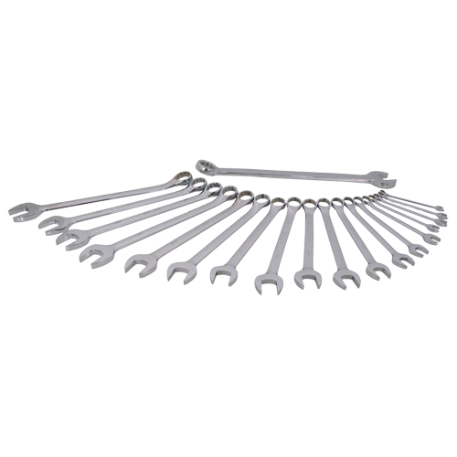 Wrench Set, Combination, 19 Pieces, Metric Sécurité Médic