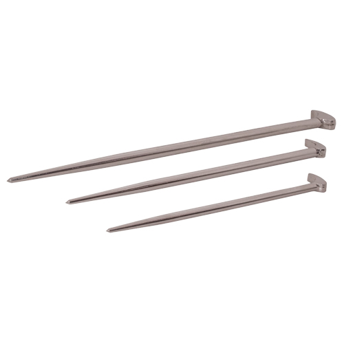 Rolling Head Pry Bar Set, 3 Pcs. Sécurité Médic