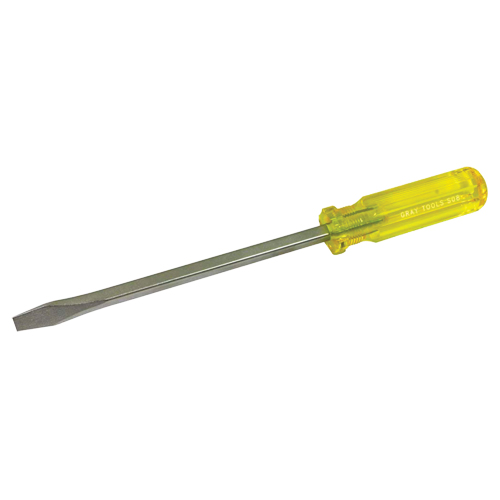 Tournevis fendu, 3/8", 12-1/2" lo, Prise Plastique Sécurité Médic