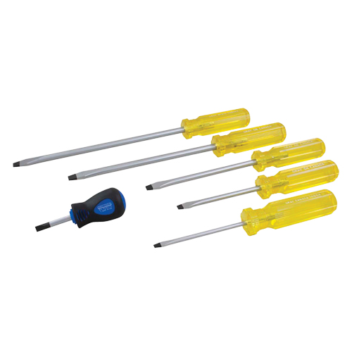 Slotted Screwdriver Set, 6 Pcs. Sécurité Médic
