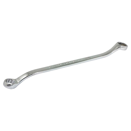 Box End Wrench, 12 Point, 12 mm x 13 mm, 15° Offset, Chrome Finish Sécurité Médic