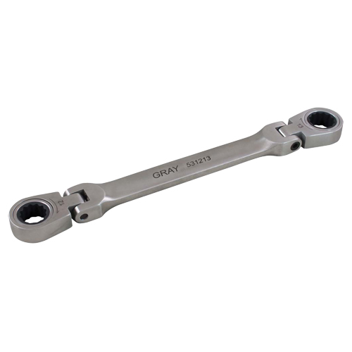 Double Box End Flex Head Ratcheting Wrench Sécurité Médic