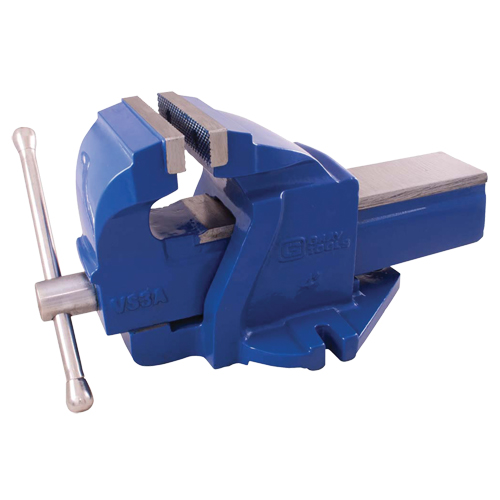 Ductile Iron Mechanics Bench Vise, 4" Jaw Width, 2" Throat Depth Sécurité Médic
