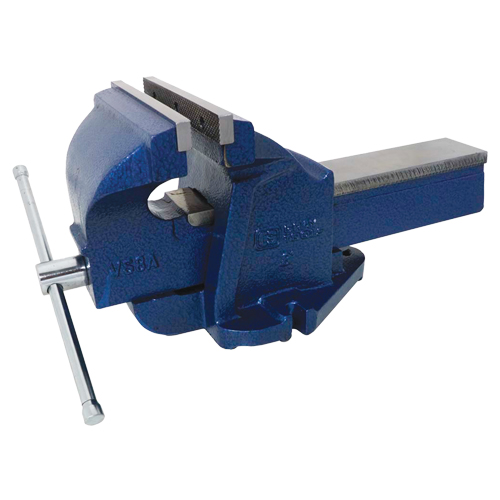 Ductile Iron Mechanics Bench Vise, 8" Jaw Width, 4" Throat Depth Sécurité Médic