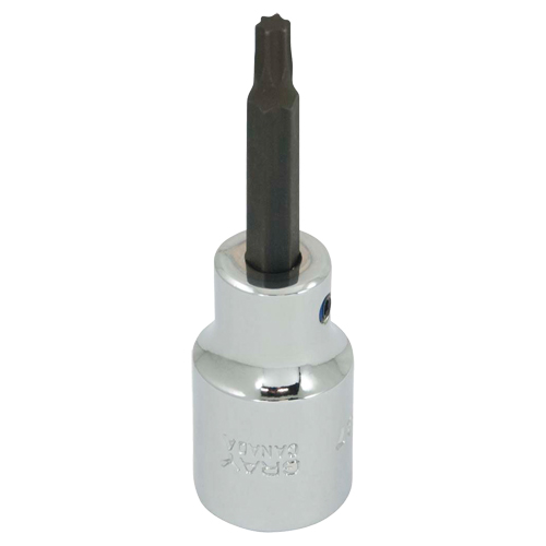 Socket, Torx&reg;, T-27 x 3" L, 1/2" Square Drive Drive Sécurité Médic