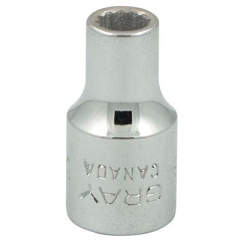 Socket, 3/16", 1/4" Drive, 12 Points Sécurité Médic