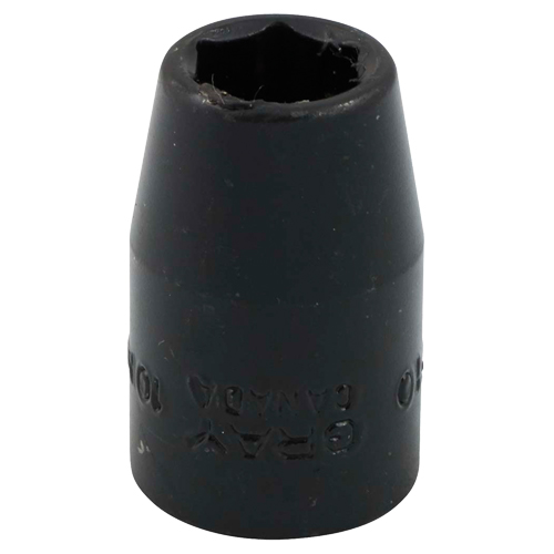 Socket, Impact, 10 mm, 3/8" Drive, 6 Points Sécurité Médic
