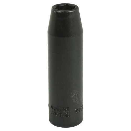 Socket, Impact, 3/8", 3/8" Drive, 6 Points, Deep Sécurité Médic