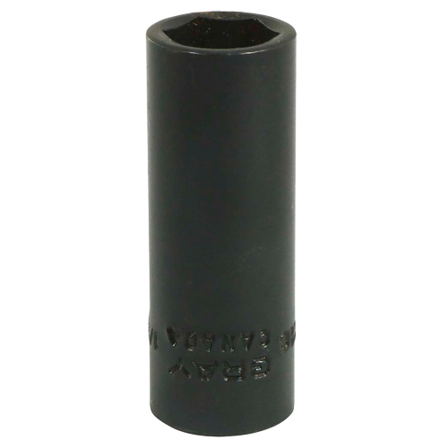 Socket, Impact, 1/2", 3/8" Drive, 6 Points, Deep Sécurité Médic