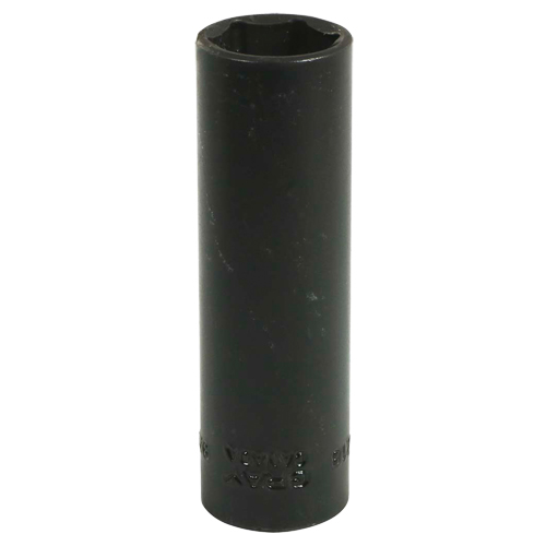 Socket, Impact, 9/16", 3/8" Drive, 6 Points, Deep Sécurité Médic