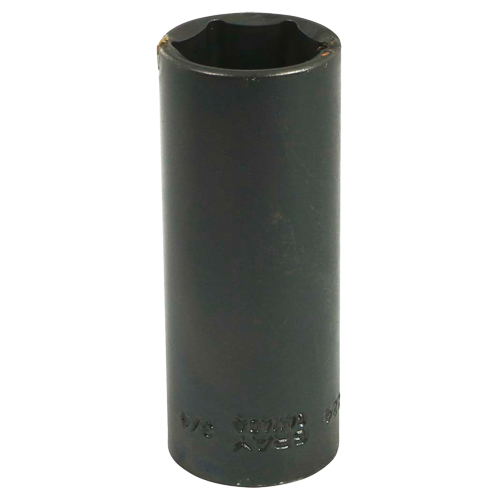 Socket, Impact, 3/4", 3/8" Drive, 6 Points, Deep Sécurité Médic