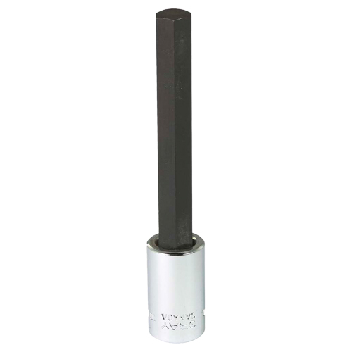 Extra Long Bit  Socket, 10 mm x 4" L, 3/8" Drive Sécurité Médic