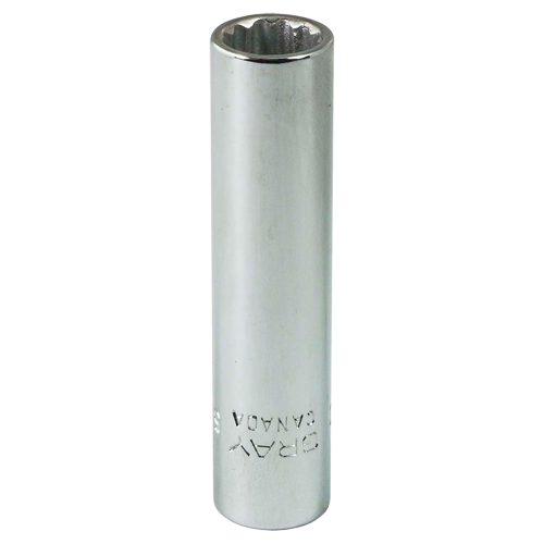 Socket, 5/16", 1/4" Drive, 12 Points Sécurité Médic