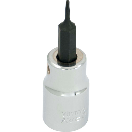 Douille &agrave; embout, Torx, T6 x 2-1/8" lo, Prise 3/8" Sécurité Médic
