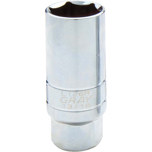 Spark Plug Socket, 3/8" Drive, 13/16" Socket, 1-1/10" L Sécurité Médic