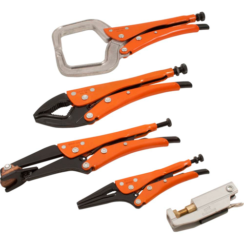 Welding Locking Plier Set, 5 Pieces Sécurité Médic