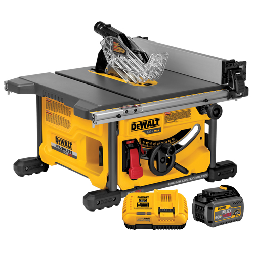60V Max FlexVolt 8-1/4" Table Saw Kit Sécurité Médic