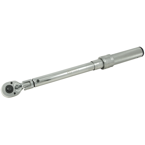 Heavy-Duty Micro-Adjustable Torque Wrench, Click, 3/8" Square Drive, 10 - 80 ft-lbs. Sécurité Médic