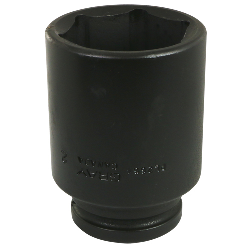 Socket, Impact, 2-1/16", 3/4" Drive, 6 Points, Deep Sécurité Médic