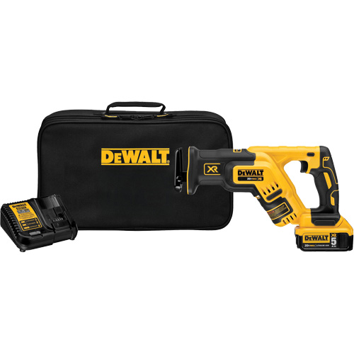 Ensemble de scie alternative compacte sans balais Max XR, 20 V, Lithium-ion Bloc-pile, 0-2900 coups/min Sécurité Médic