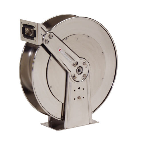 Stainless Steel Hose Reel, Single Hose, 10-1/2" W x 24" D x 25-3/8" H Sécurité Médic