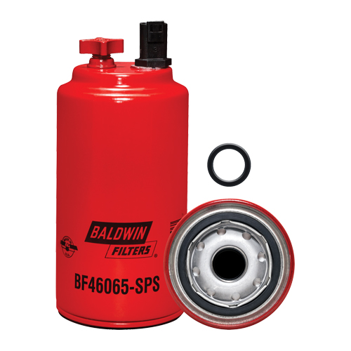 BF46065-SPS Fuel/Water Separator Spin-on with Drain, Sensor Port and Reusable Sensor Sécurité Médic